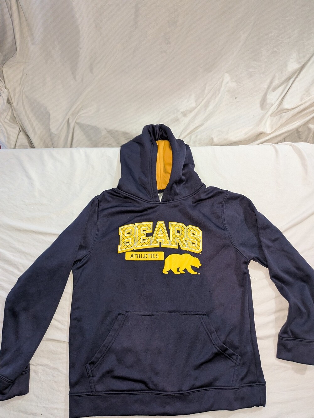 Youth Cal Berkeley Hooded Sweatshirt Russell Athletic Sz Large